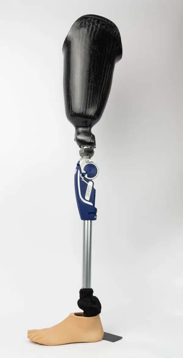Oberschenkelprothese aus Carbon von ergonomic care München