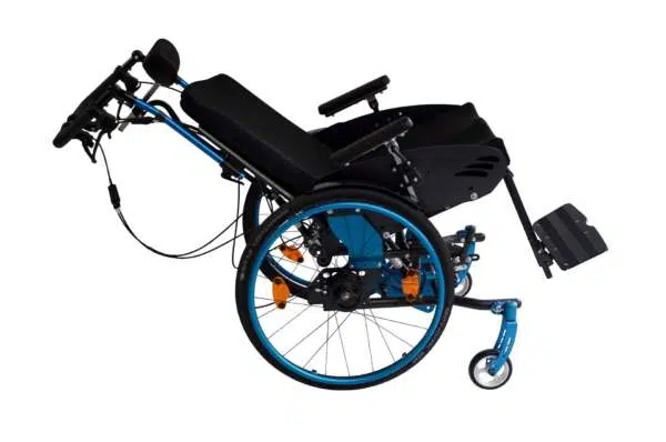 Rollstuhl Loop RS schwarzrau blau Rollstuhl